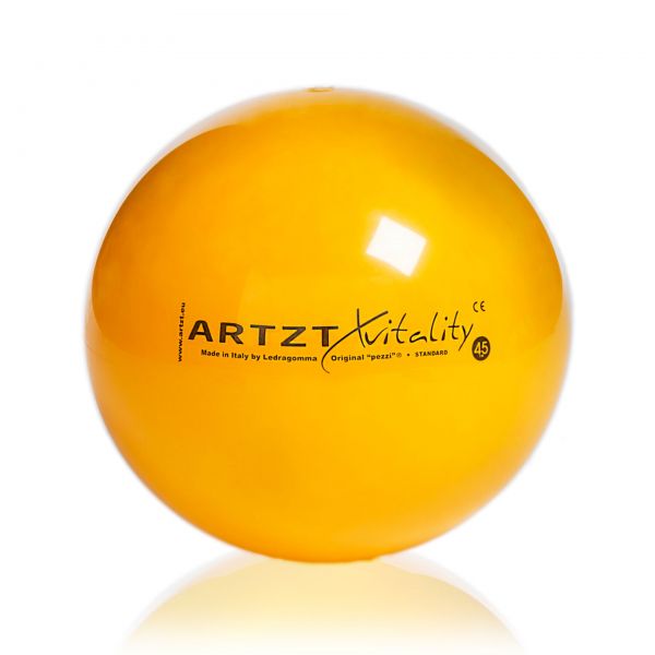 ARTZT vitality Gymnastikball Standard, gelb 45 cm